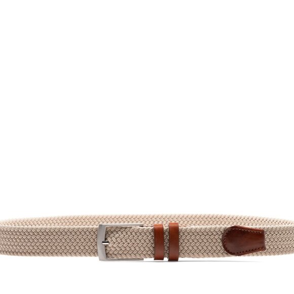Magnanni Nadal Woven Belt Made in Spain Men's size Small Beige - Picture 1 of 15